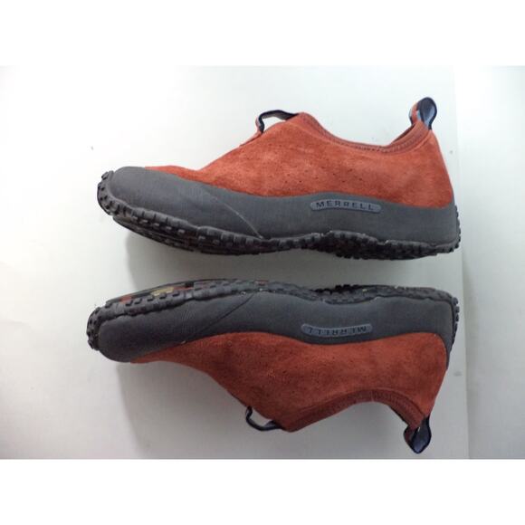 MERRELL IMPROV MOC TUMBLEWEED RED SUEDE LEATHER PULL ON SHOE EUR 36 US 6M - Picture 6 of 7